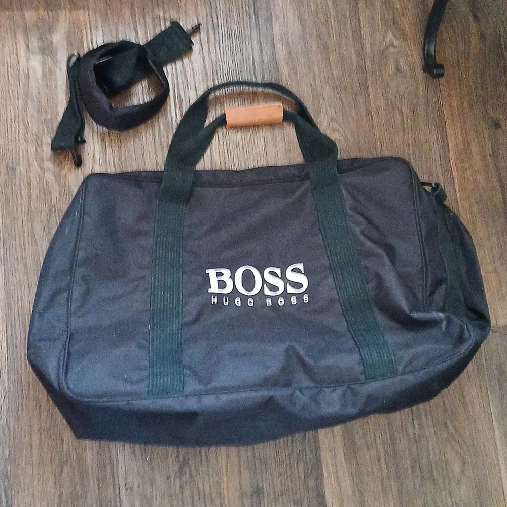 Huge Oversized Hugo Boss Duffel Travel Bag.